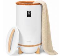 SereneLife calentador de toallas tipo cubeta, Con fragancia personalizable, Towel warmer, Spa, Calientatoallas, Electrico, Apagado automatico, Portatil, ideal para Pijamas, Manta, Bata de baño