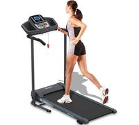 SereneLife Cinta de Correr, Plegable, de Andar, caminadora, electrica, Treadmill, Ajuste de inclinacion 3 Niveles, Bluetooth, App, para Caminar, Correr, Gym, LCD, Color Negro