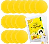 SereneLife discos aromaticos, Perfumados, 15 piezas con fragancia a limon para el calentador de toallas