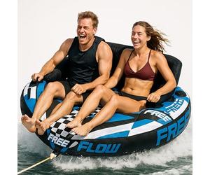 SereneLife Jobe Flotador Arrastre, Barca, Barco, Inflable, Deportes acuaticos, Donut Hinchable