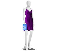 SereneLife Maniquí Desmontable para Vestido de Torso Femenino de 68.9 Pulgadas, Soporte de Cuerpo Completo, estándar