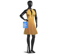 SereneLife maniquí Femenino Premium, 175cm de Altura, Realista, Extremidades Flexibles, Cabeza giratoria, Cuerpo Desmontable, Base Metalica Resistente