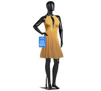 SereneLife maniquí Mujer Premium, 175cm de Altura, Realista, Extremidades Flexibles, Cabeza giratoria, Cuerpo Entero Desmontable, Base Metalica Resistente