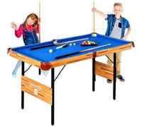 Serenelife Mesa multijuegos, 122 cm, 4 en 1, Tenis de Mesa, Billar, Bolos, Futbolin, Plegable, Interiores, Exteriores