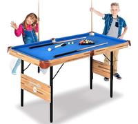 Serenelife Mesa multijuegos, 122 cm, 4 en 1, Tenis de Mesa, Billar, Bolos, Futbolin, Plegable, Interiores, Exteriores