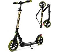 SereneLife Patinete Adolescentes, con Luces, Plegable, Ajustable, Adultos, Freno Manillar, Dos Ruedas, Barra en T, Facil maniobra