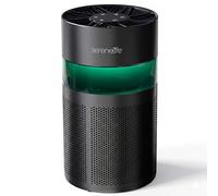 SereneLife purificador de aire portátil silencioso con filtro HEPA H13, Mini con aromaterapia, Luz ambiental, Temporizador, Modo sueño, Ideal para dormitorio y escritorio