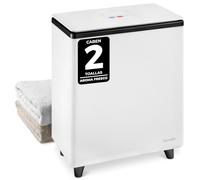 SereneLife Rectangular Towel Warmer Bucket, Large Capacity Single Touch Towel & Blanket Warmer With Insulated Lid, Holds 2 Large Towels/Blanket, Auto Shut-Off For Safety, Black