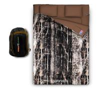 SereneLife Saco de Dormir con Mochila para Adultos y Adolescentes - Incluye 2 Almohadas y Bolsa, Ligero e Impermeable para Camping y Senderismo