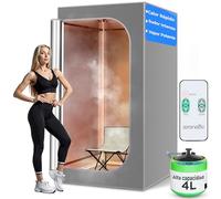 SereneLife Sauna Portátil Infrarroja de Tamaño Completo - SPA Interior para el Hogar Con Sala de Vapor