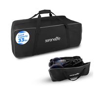 SereneLife SLGZBGA - Bolsa de Viaje para Carrito de Golf portátil con Cremalleras duraderas, Compartimento Grande, Incluye Correa para el Hombro y Asas Acolchadas