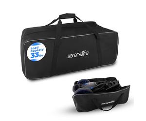 SereneLife SLGZBGA - Bolsa de Viaje para Carrito de Golf portátil con Cremalleras duraderas, Compartimento Grande, Incluye Correa para el Hombro y Asas Acolchadas