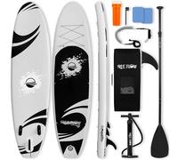SereneLife Tabla Paddle Surf Hinchable, Cubierta Antideslizante, Aleta Inferior para remar, Estuche para Guardar, Barco de pie para Jovenes y Adultos