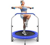 Serenelife SLSPT409 Sports Jumping Fitness Trampoline, Adult, Blue, One Size