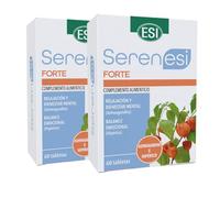 Serenesi Forte - Complemento Alimenticio con Extracto de Hipérico, Ashwagandha, Magnesio y Vitamina B6 - Balance Emocional y Bienestar - 60 Comprimidos (120 unidad (Paquete de 2))