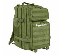 SERENFIT Mochila Deportiva Gym 45L - Mochila Fitness Hombre Mujer - Mochila Crosstraining - Mochila Entrenamiento - Mochila Táctica Deportiva - Mochila Militar Urbana (Verde)