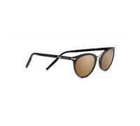 Serengeti Elyna Sunglasses (Shiny Black Polarized Drivers Gold) Mujeres