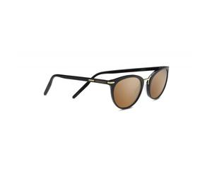 Serengeti Elyna Sunglasses (Shiny Black Polarized Drivers Gold) Mujeres