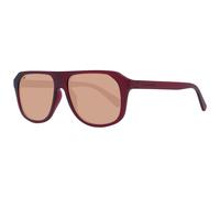 Serengeti Gafas de Sol Hombre Burdeos Redondo Marrón Lentes SS535004 Oatman 57mm