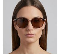 Serengeti Gafas de Sol Mujer Marrón Havana Ovalado Polarizado 8844 Elyna 54mm