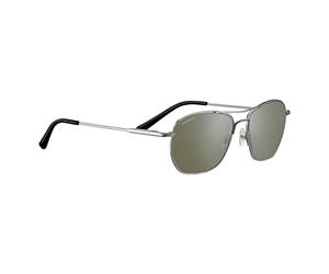 Serengeti LUNGER Shiny Silver - Mineral Polarized 555nm