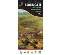 Serengeti: Official Map and Visitor Guide: Official Map & Visitor Guide (African Map) [Idioma Inglés]