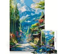 Serenidad ﹨u Tranquilidad Rompecabezas de 1000 Piezas para Adolescentes Juguete Mental Rompecabezas Tiempo de Paz Corte Premium Regalo artístico (50x75cm)