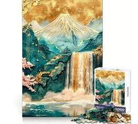 Serenidad ﹨u Tranquilidad Rompecabezas de 1000 Piezas para Adultos Fortalece la Memoria Tiempo cálido Bordes limpios (50x75cm)