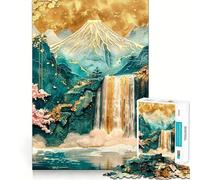 Serenidad ﹨u Tranquilidad Rompecabezas de 1000 Piezas para Adultos Fortalece la Memoria Tiempo cálido Bordes limpios (50x75cm)