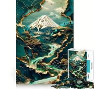 Serenidad ﹨u Tranquilidad Rompecabezas de 1000 Piezas para Adultos Rompecabezas Mental Suave para Relajarse Imagen de ensamblaje Artículo de Santa Claus (38x52cm)
