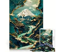 Serenidad ﹨u Tranquilidad Rompecabezas de 1000 Piezas para Adultos Rompecabezas Mental Suave para Relajarse Imagen de ensamblaje Artículo de Santa Claus (38x52cm)
