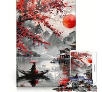 Serenidad ﹨u Tranquilidad Rompecabezas para Adolescentes 1000 Piezas Rompecabezas Mental Casual Relax Imagen de Montaje Regalo sincero (38x52cm)