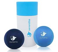 Serenilite Hand Therapy - Pelota de estrés para ejercicios de estrés 2.0 con resistencia dinámica y fortalecimiento de agarre, recuperación terapéutica de la mano (azul, azul oscuro)
