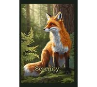 Serenity - Aesthetic Forest Journal with Fox: 120 Lined Pages | Tranquil Writing Notebook for Nature & Mindfulness Lovers