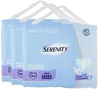 Serenity - Braguitas maxi con aloe, día/noche, 15 unidades por paquete, tallas M/L/XL (Talla L, 3 paquetes)
