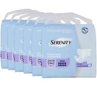 Serenity - Braguitas maxi con aloe, día/noche, 15 unidades por paquete, tallas M/L/XL (Talla L, 6 paquetes)