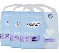 Serenity - Braguitas maxi con aloe, día/noche, 15 unidades por paquete, tallas M/L/XL (Talla M | 3 paquetes)
