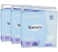 Serenity - Braguitas maxi con aloe, día/noche, 15 unidades por paquete, tallas M/L/XL (Talla XL, 3 paquetes)