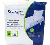 Serenity Classic Cubrecamas Absorbente de Uso Único 90x180 Super 20 uds