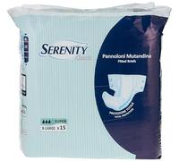 Serenity Classic Super Pannolone Mutanda Transpirable Talla XL-15 Piezas