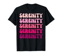 Serenity First Name Minimalist Design Camiseta