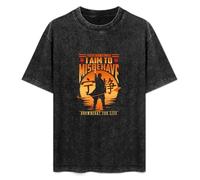Serenity I Aim To Misbehave Browncoat For Life Funny Ladies Mens T-Shirt Black Unisex tee XXL