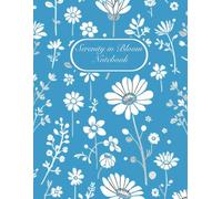 Serenity in Bloom Notebook: Lined Journal, College Ruled | 8.5 x 11 Inches - 100 Pages for Daily Writing, Journaling, Note Taking, Work, School, or ... in Elegant Blue With Vintage Floral Design