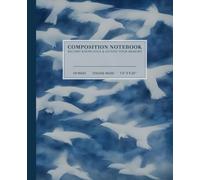Serenity in Flight Composition Notebook | Artistic College-Ruled Notebook: Dynamic Bird-Inspired Design | 110 Pages | 7.5" x 9.25" | Perfect for School, Work, or Creative Writing