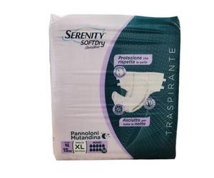 Serenity Mut Soft Dry Sensitive Pañal Maxi XL 15 uds