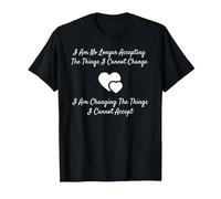 Serenity Prayer Change What You Can't Accept Camiseta Camiseta, Hombre, Negro, 5XL