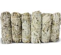 Serenix - Pack 6 Sahumerios Salvia Blanca -Sanación - Yoga - Chakras - Reky - Purificación - Limpieza - Espiritual (6 Unidades)