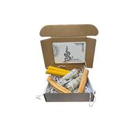 SERENIX - Pack INICIACIÓN. Pack Mensual. 2 Velas Miel - 2 Salvia Blanca - 2 Palo Santo. Pack Meditación - Sanación - Purificación - Ritos Espirituales - Esotérico - Limpieza Ambiental y Espiritual.