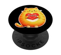 Serenkitty Música Notas Musicales Corazón Lindo Gato PopSockets PopGrip Adhesivo
