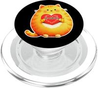 Serenkitty Música Notas Musicales Corazón Lindo Gato PopSockets PopGrip para MagSafe